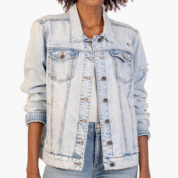 Kut from the Kloth Jackets & Blazers - KUT from the Kloth Emma Boyfriend Denim Jacket